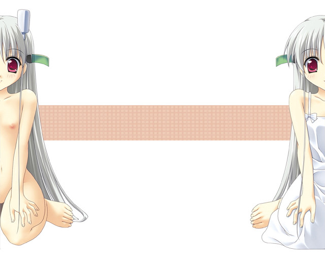 Woman long hair albino smile free wallpaper for desktop - medium preview image