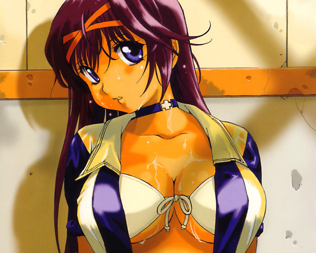 Woman bikini wall knife anime free wallpaper for desktop - medium preview image