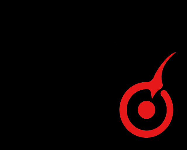 Red circle black background neogeo free wallpaper for desktop - medium preview image