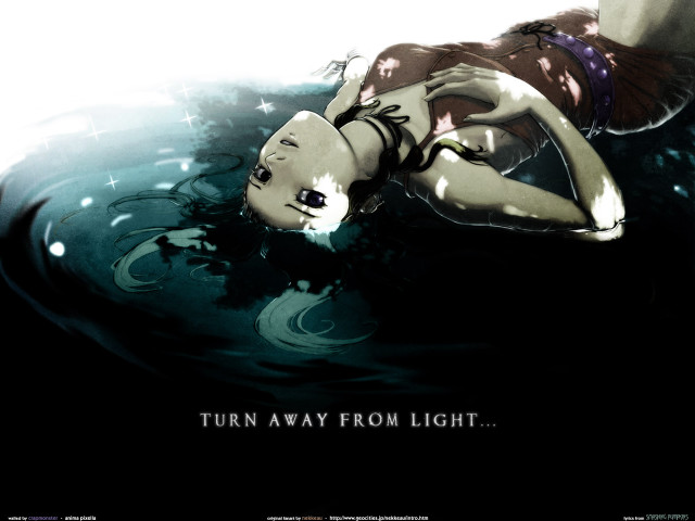 Floating woman water gothic ambient free wallpaper for desktop - medium preview image