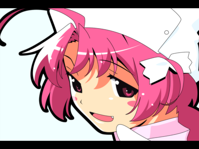 Pink hair girl knife aya free wallpaper for desktop - medium preview image