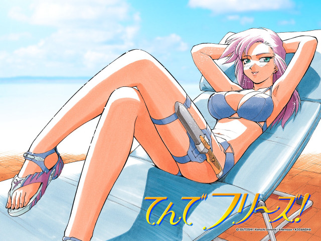Beachwoman sword knife yukito kishiro free wallpaper for desktop - medium preview image