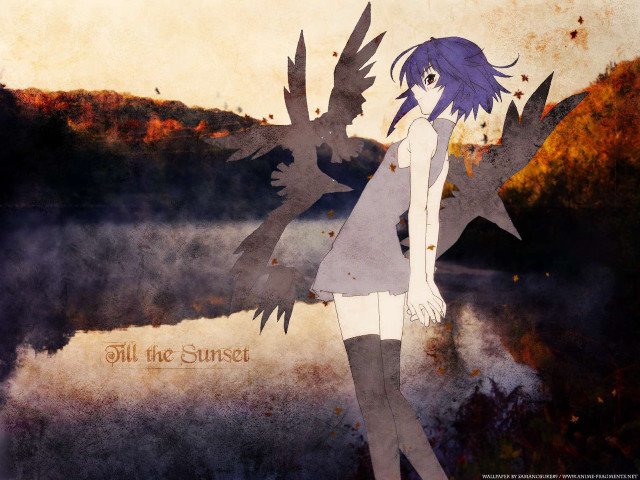 Aya goda bird lake autumn free wallpaper for desktop - medium preview image