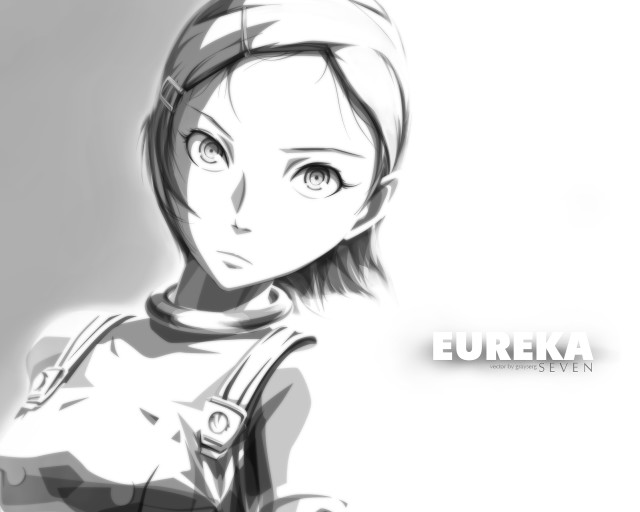 Eureka eizan kikukawa ink painting free wallpaper for desktop - medium preview image