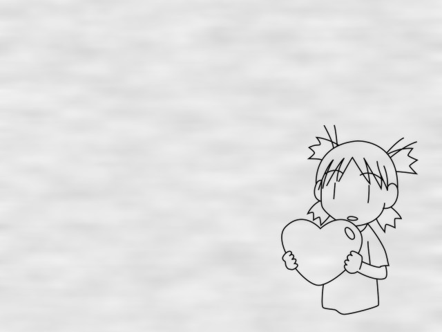 Sad person holding heart animation free wallpaper for desktop - medium preview image