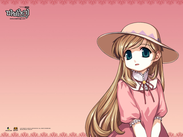 Alice princess pink hat long free wallpaper for desktop - medium preview image