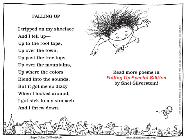 Girl falling head poem image free wallpaper for desktop - medium preview image