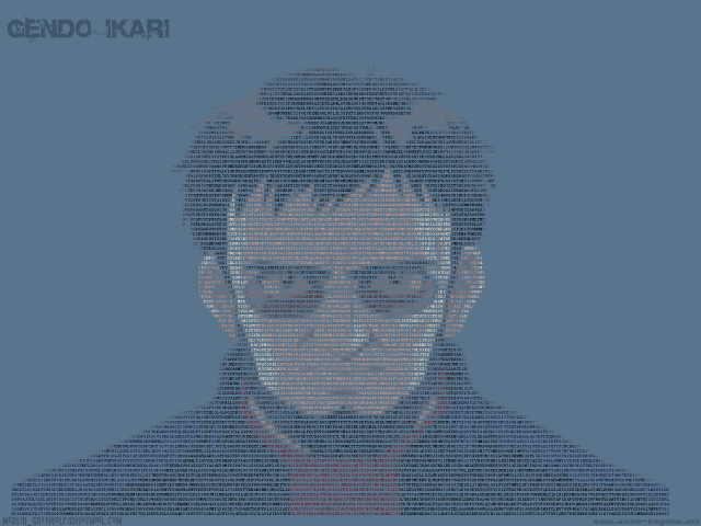 Enki bilal character portrait ascii free wallpaper for desktop - medium preview image