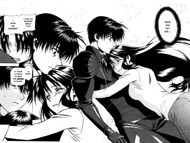 Hug mirror neo romanticism manga free wallpaper for desktop - medium preview image