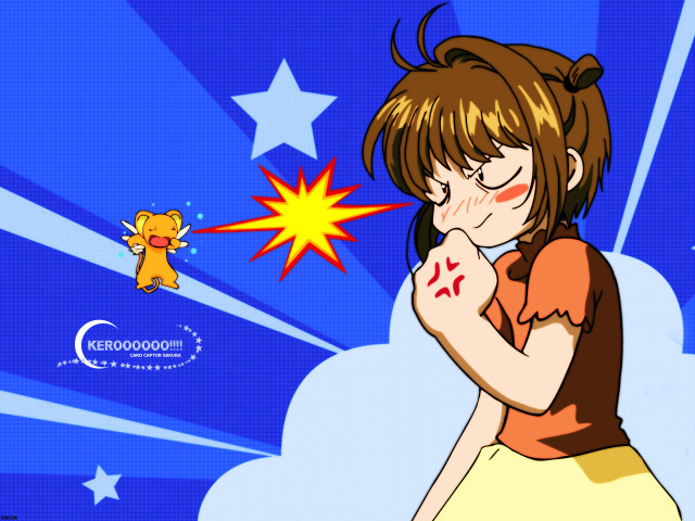 Girl star cat anger blush free wallpaper for desktop - medium preview image
