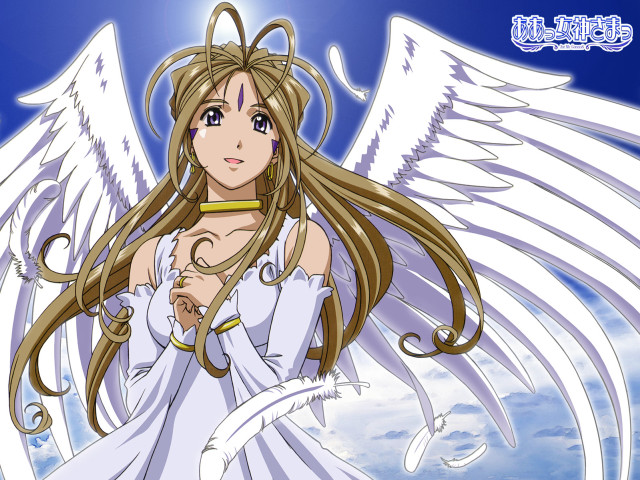 Angelic woman long hair sword free wallpaper for desktop - medium preview image