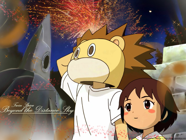 Girl pony fireworks horsehead dino free wallpaper for desktop - medium preview image