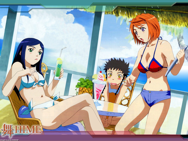 Beach group women drinks man free wallpaper for desktop - medium preview image