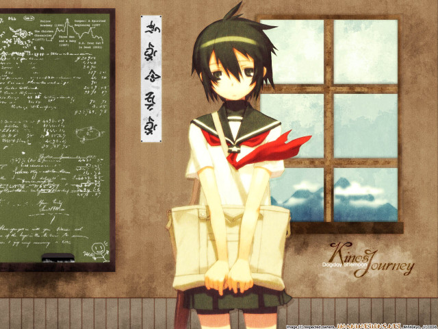 Anime character window book wall free wallpaper for desktop - medium preview image