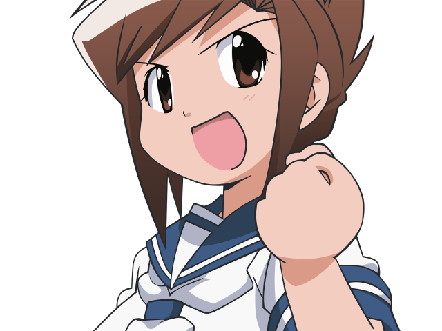 Girl hat tongue smile schooluniform free wallpaper for desktop - medium preview image