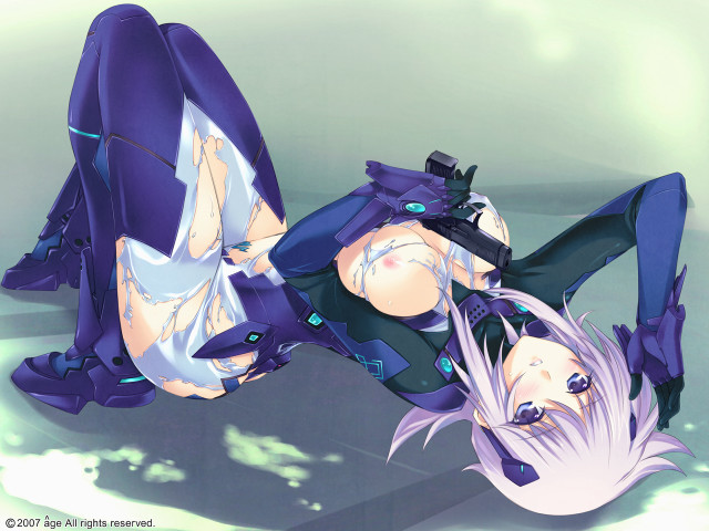 Aguri uchida cartoon magicalgirl purple free wallpaper for desktop - medium preview image