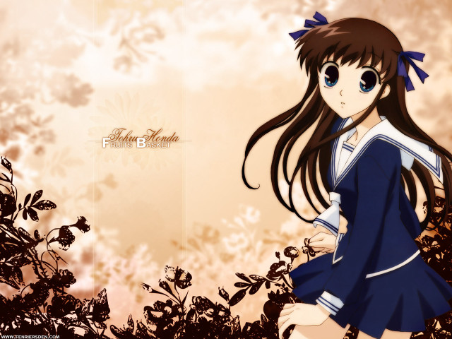 Girl blue dress tree long free wallpaper for desktop - medium preview image
