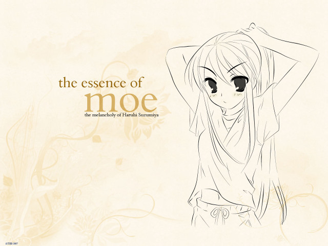 Moe essence girl longhair scarf free wallpaper for desktop - medium preview image