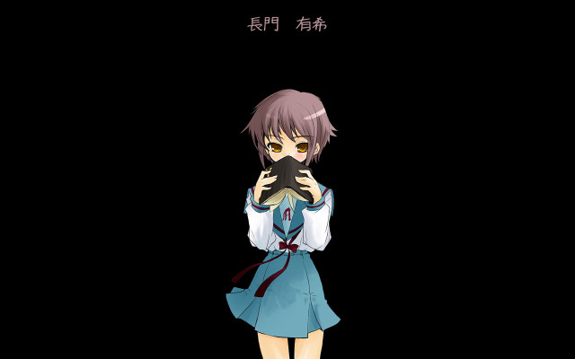 Chizuko yoshida girl blue dress free wallpaper for desktop - medium preview image