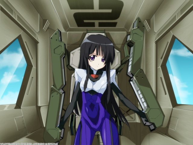 Anime girl futuristic mecha kikukawa free wallpaper for desktop - medium preview image
