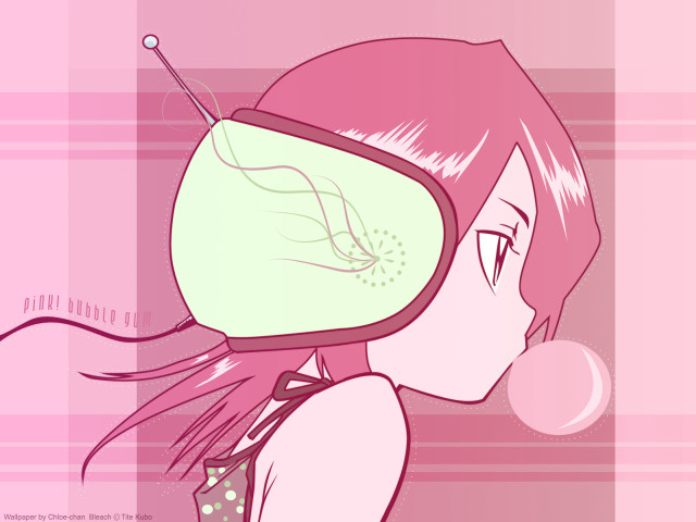Pink girl pink hat bubble free wallpaper for desktop - medium preview image