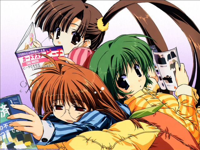 Group people laying cellphone magazine free wallpaper for desktop - medium preview image