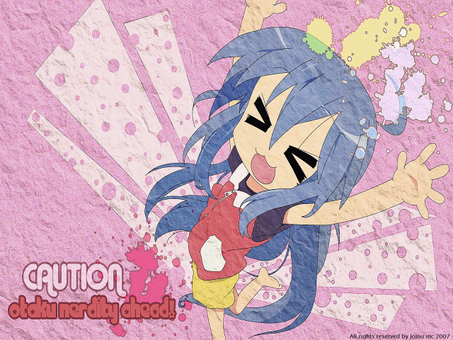 Cartoon character pink background izumi free wallpaper for desktop - medium preview image