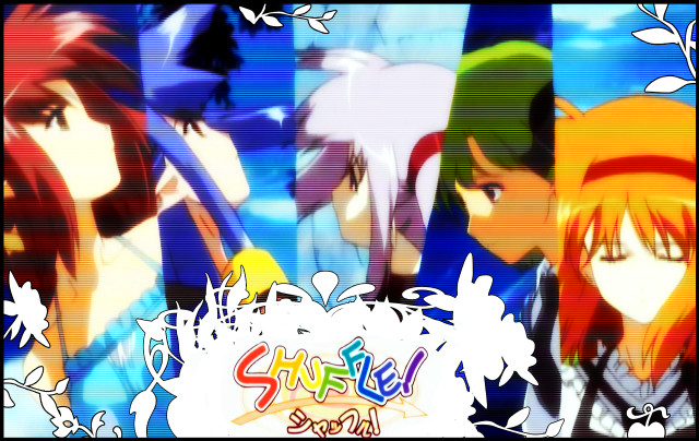 Anime group blue sky flower free wallpaper for desktop - medium preview image