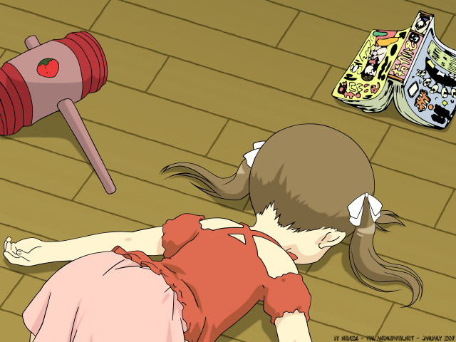 Girl floor soda puzzle remodernism free wallpaper for desktop - medium preview image