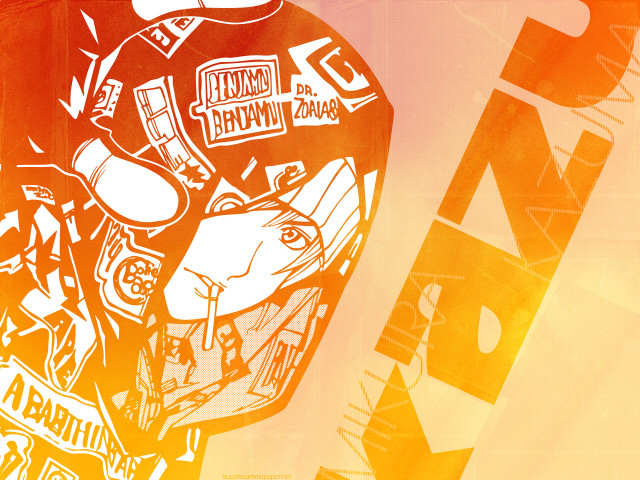 Apple stickers name tag cyberpunk free wallpaper for desktop - medium preview image