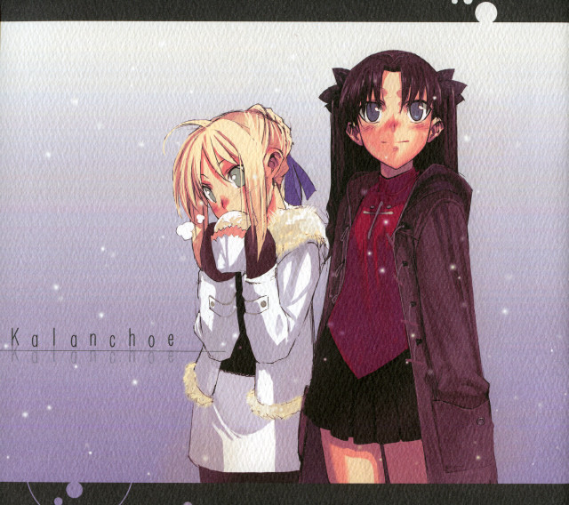 Kalencho altichiero anime snow 2girls free wallpaper for tablet - medium preview image