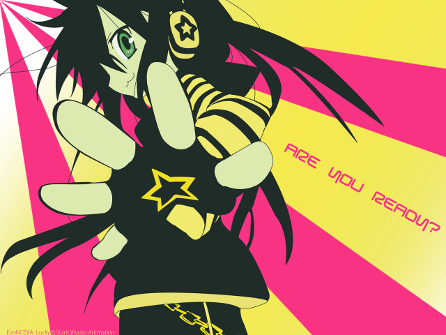 Cartoon star hat posing anime free wallpaper for desktop - medium preview image