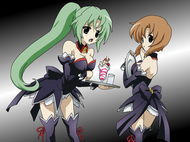 Eizan kikukawa anime girls food free wallpaper for desktop - medium preview image