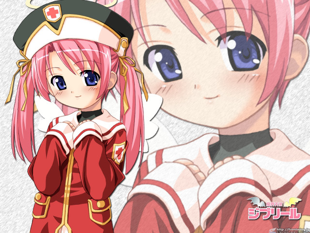 Anime girl pink hair sailor #2 free wallpaper for desktop - medium preview image