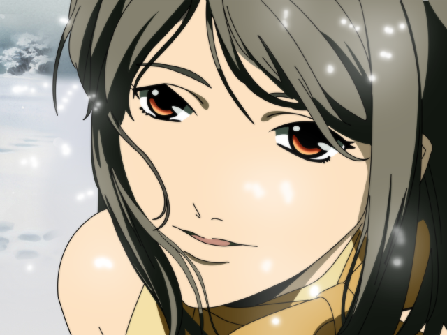 Girl long hair brown eyes #4 free wallpaper for desktop - medium preview image