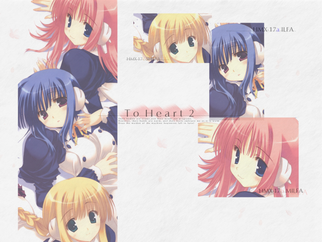 Anime girls pink hair blue #14 free wallpaper for desktop - medium preview image