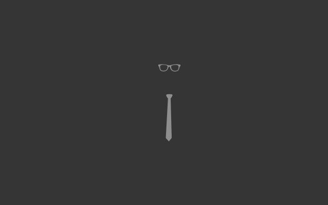 Tie glasses black white background free wallpaper for desktop - medium preview image