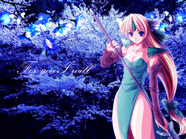 Green dress woman anime starfairy free wallpaper for desktop - medium preview image