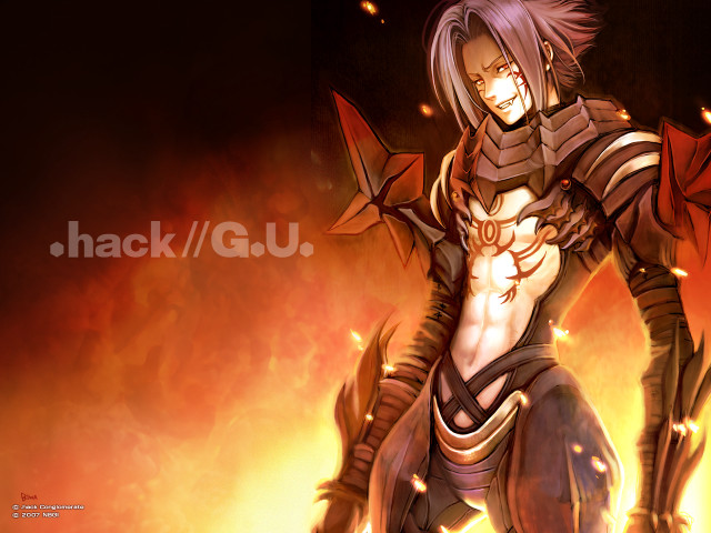 Woman armor fire embers tattoo free wallpaper for desktop - medium preview image