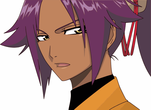 Purple hair kimono red tie free wallpaper for desktop - medium preview image