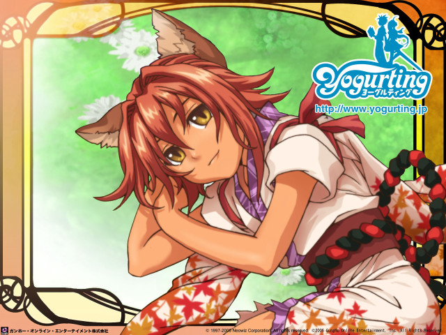 Redhair girl white shirt brown free wallpaper for desktop - medium preview image