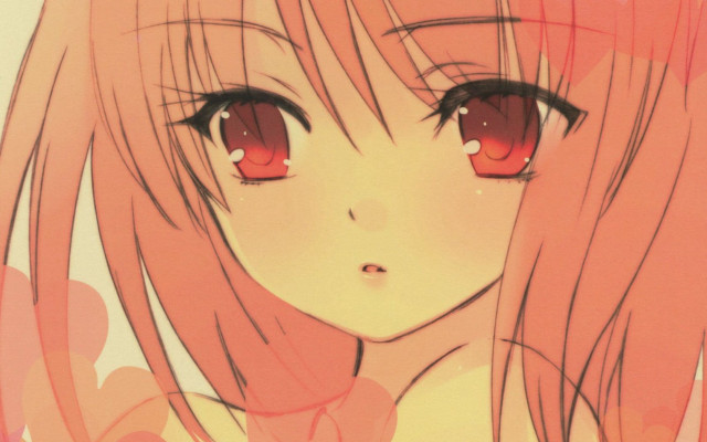 Girl red eyes long hair #3 free wallpaper for desktop - medium preview image