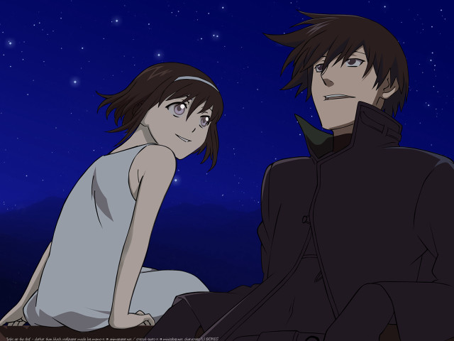 Man woman night sky stars #2 free wallpaper for desktop - medium preview image