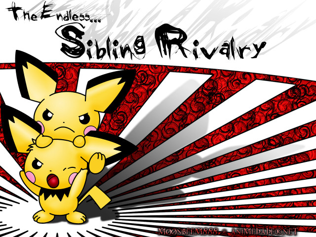 Pikachu red white flower thorns free wallpaper for desktop - medium preview image