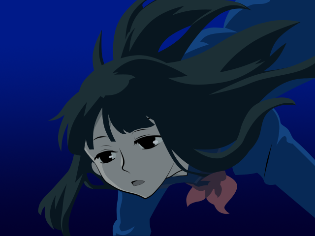 Floating woman long hair kyoto free wallpaper for desktop - medium preview image