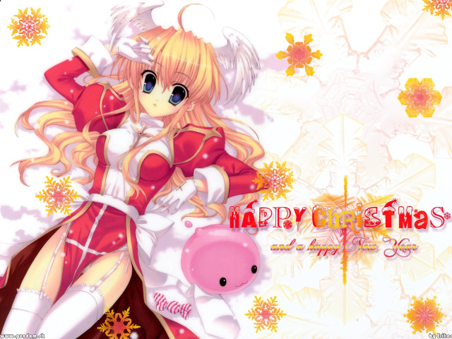 Girl red dress pink pig free wallpaper for desktop - medium preview image