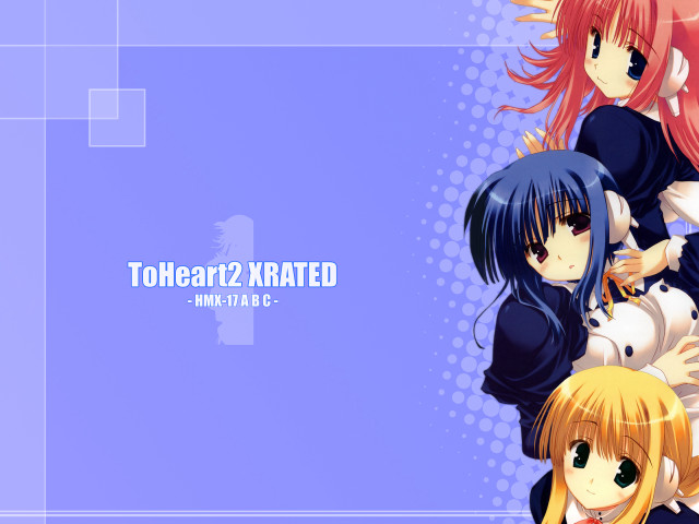 Anime girls long hair blue #31 free wallpaper for desktop - medium preview image