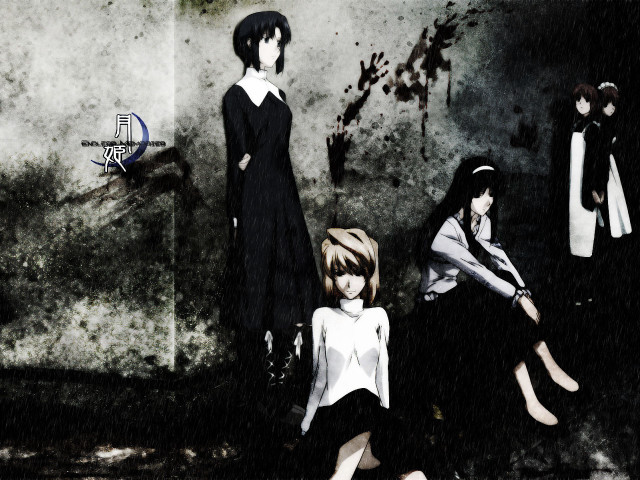 Group people wall painting woman free wallpaper for desktop - medium preview image