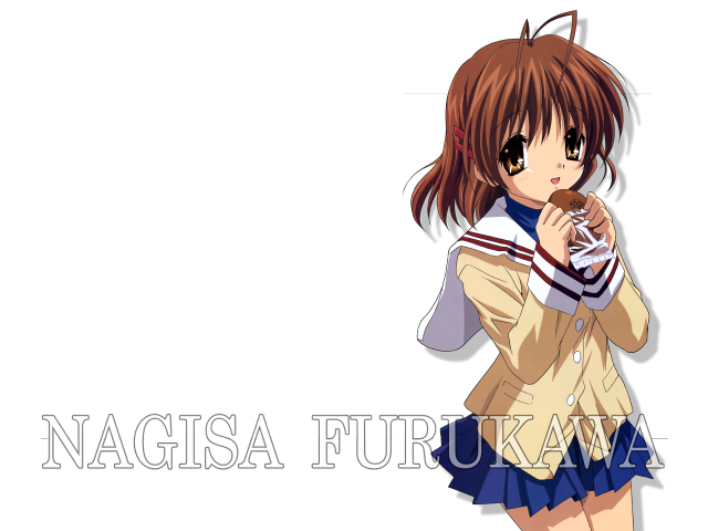 Girl wine smile uniform blue free wallpaper for desktop - medium preview image