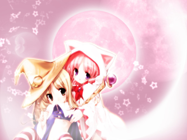 Anime girls hats dresses bags free wallpaper for desktop - medium preview image